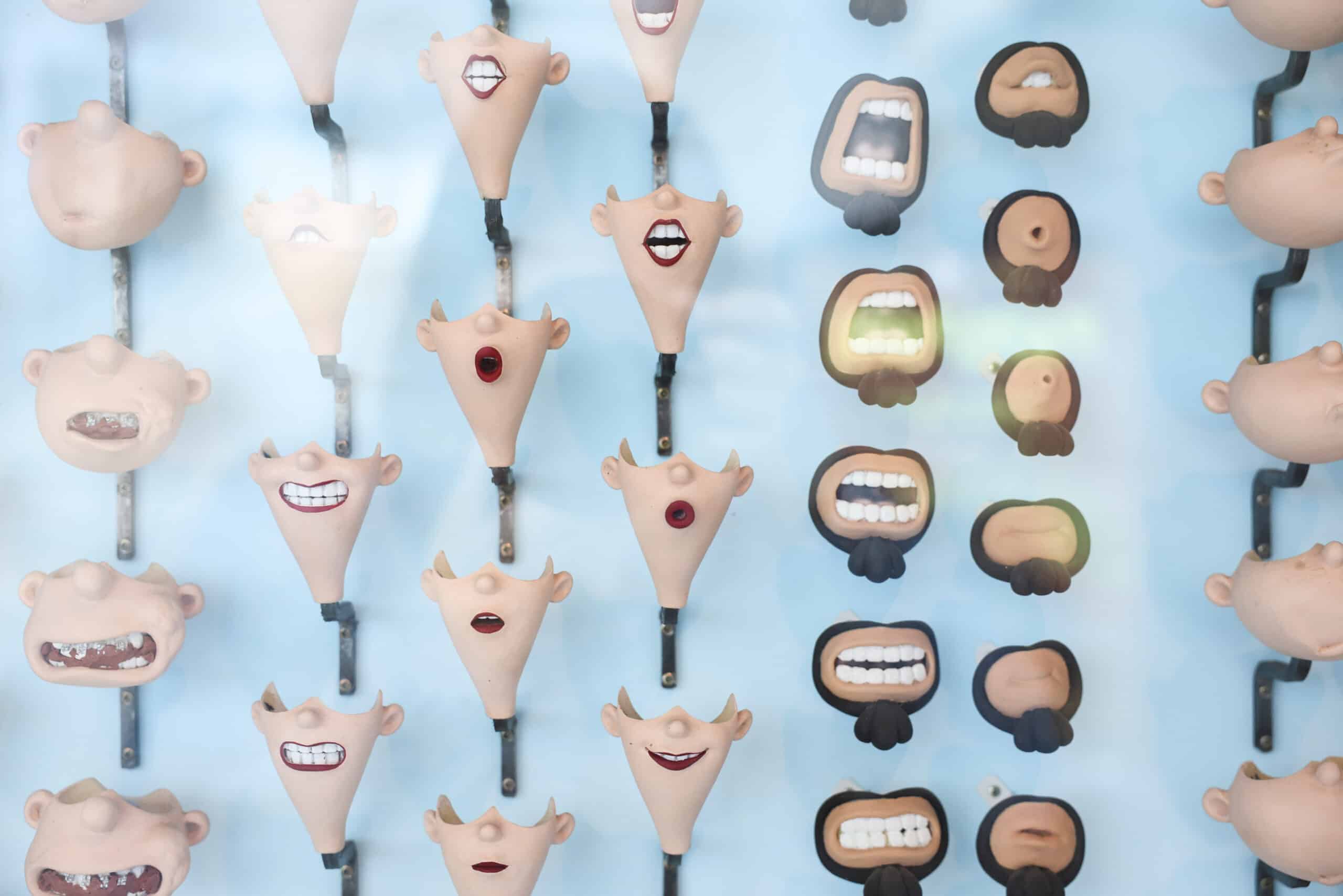Composants faciaux en pâte à modeler pour animation stop motion – projet étudiant IFFDEC
