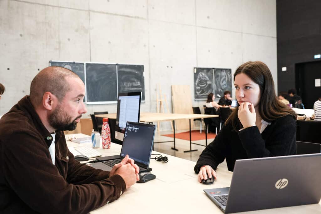 professeur et élève
