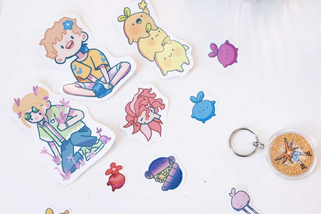 design graphique stickers