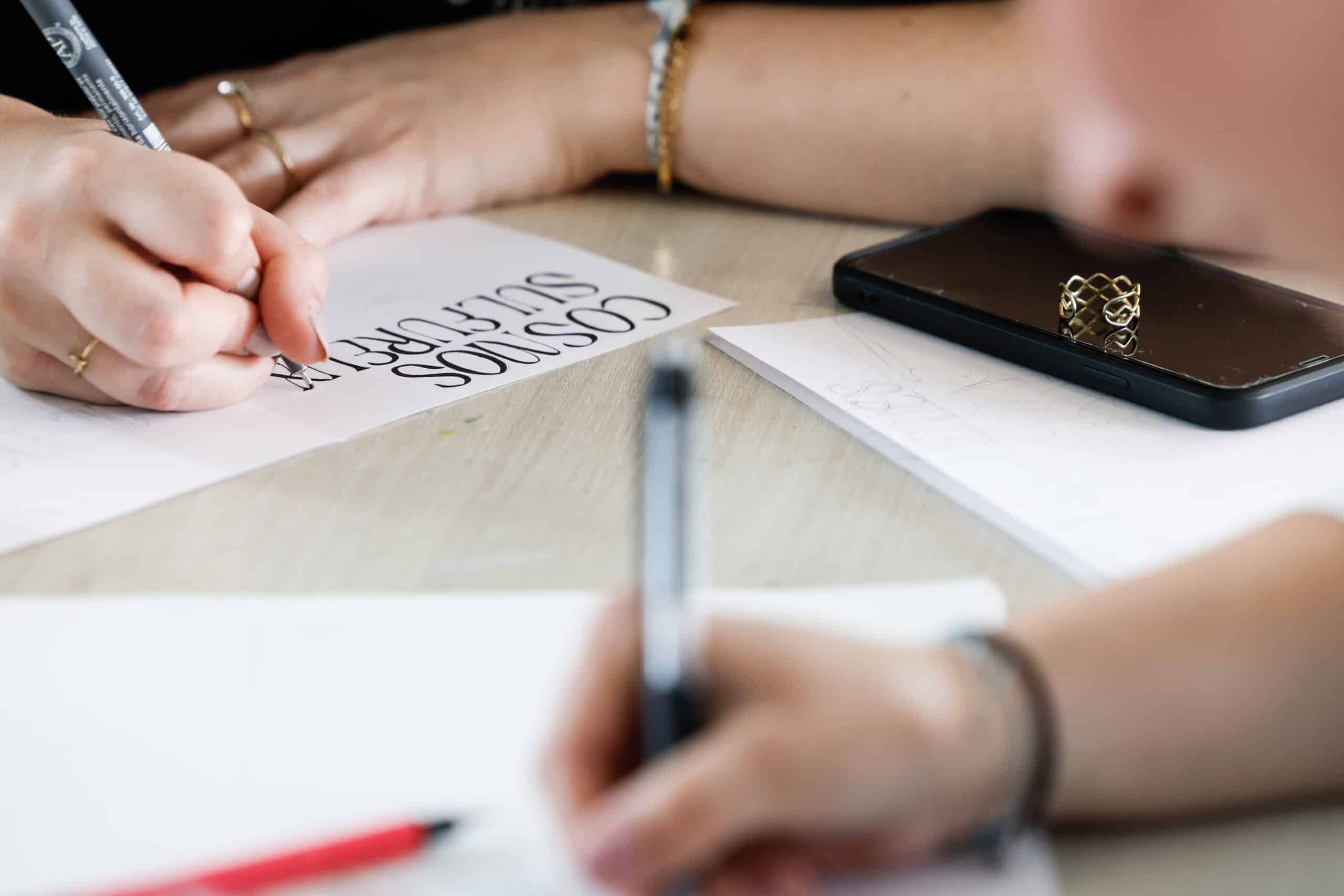 design graphique zoom étudiant