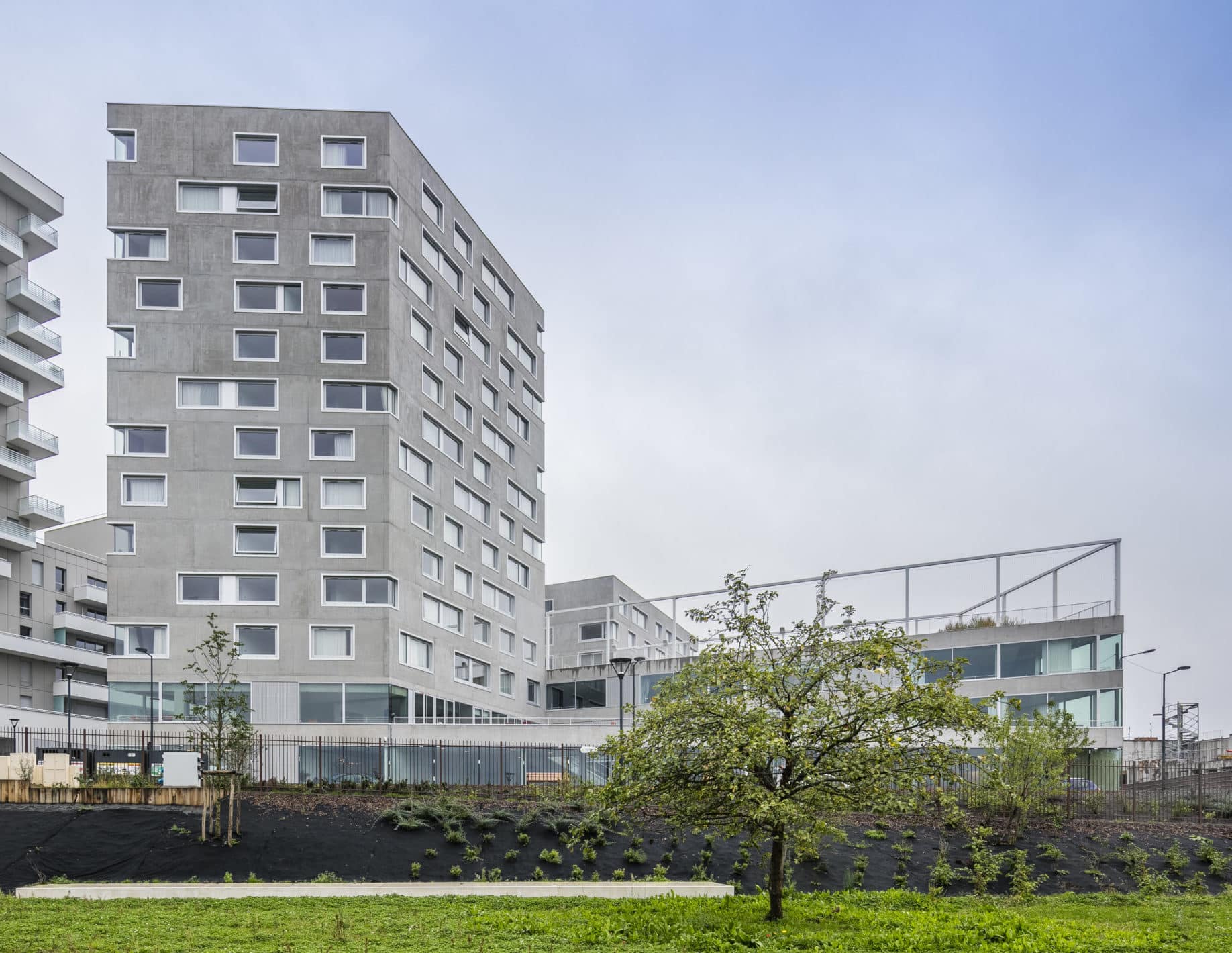 vue de résidence et extérieur