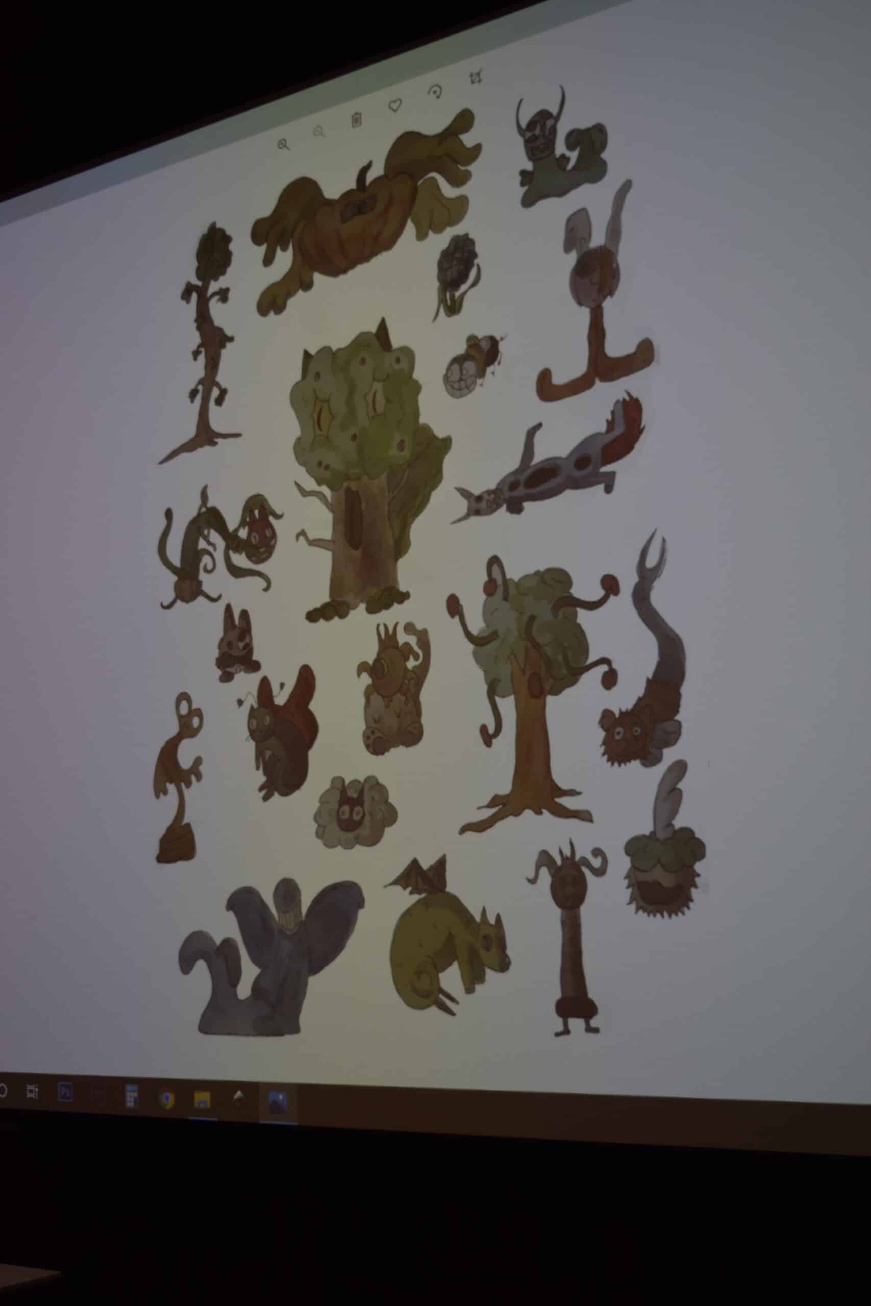 Visuels mis en forme par les étudiants en ICA