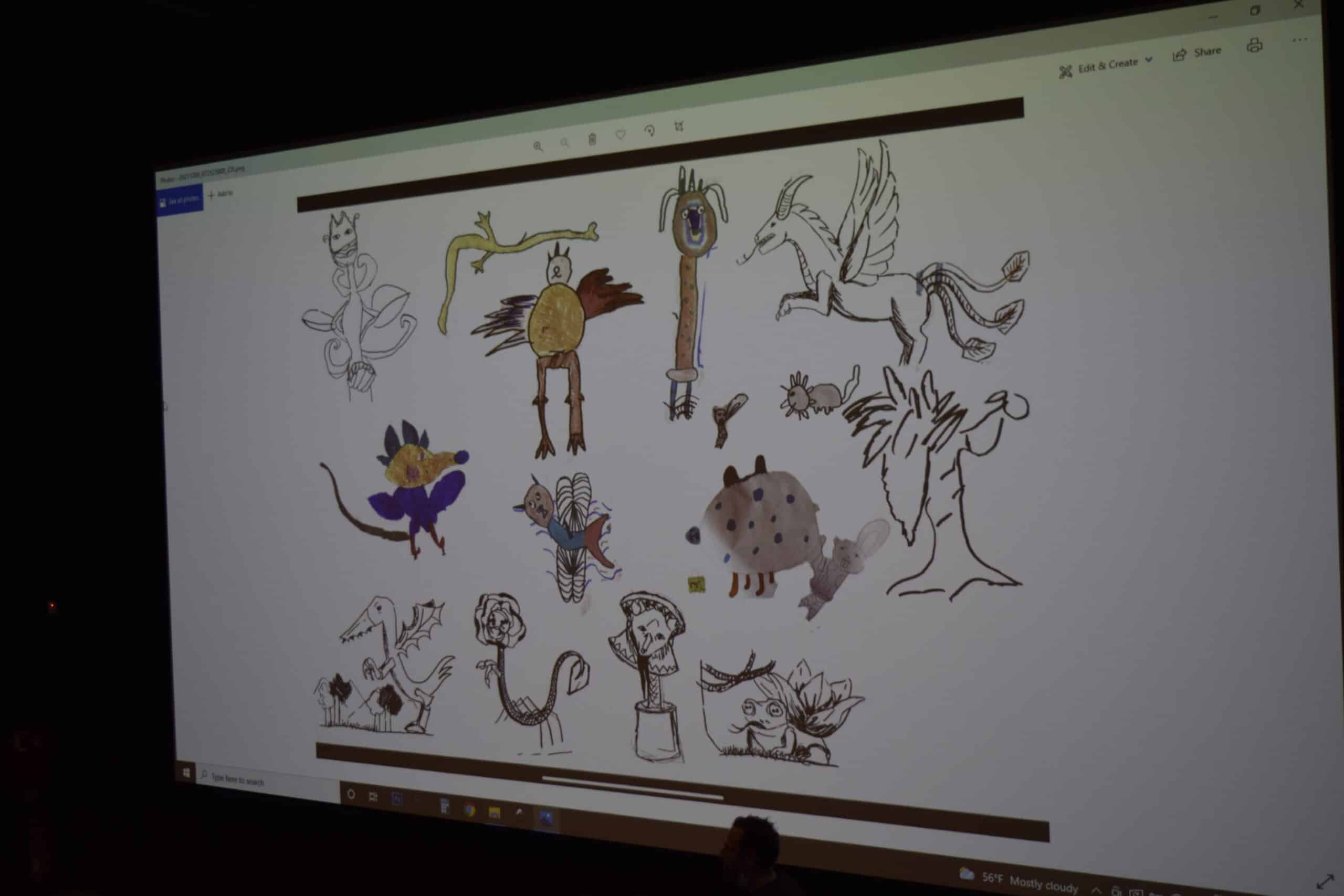 Visuels mis en forme par les étudiants en ICA
