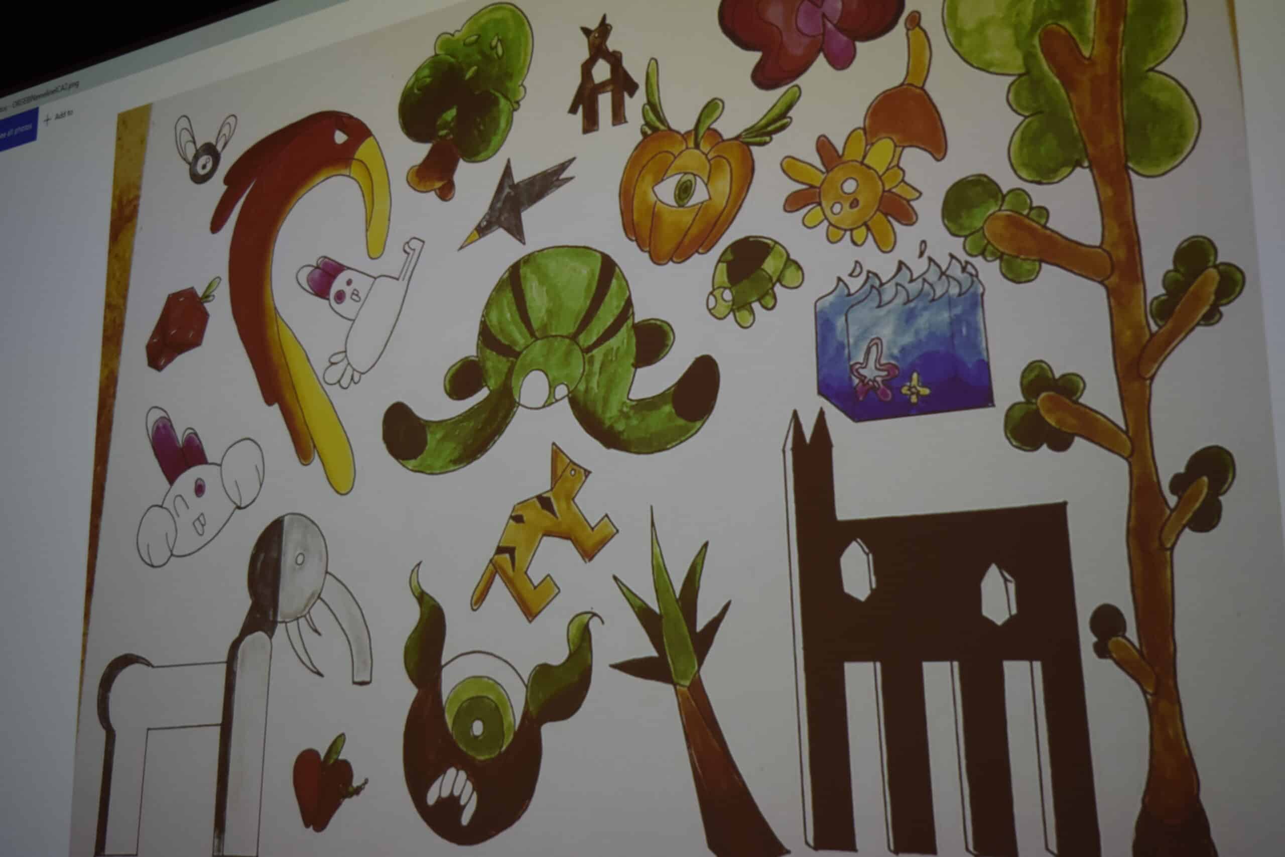Visuels mis en forme par les étudiants en ICA