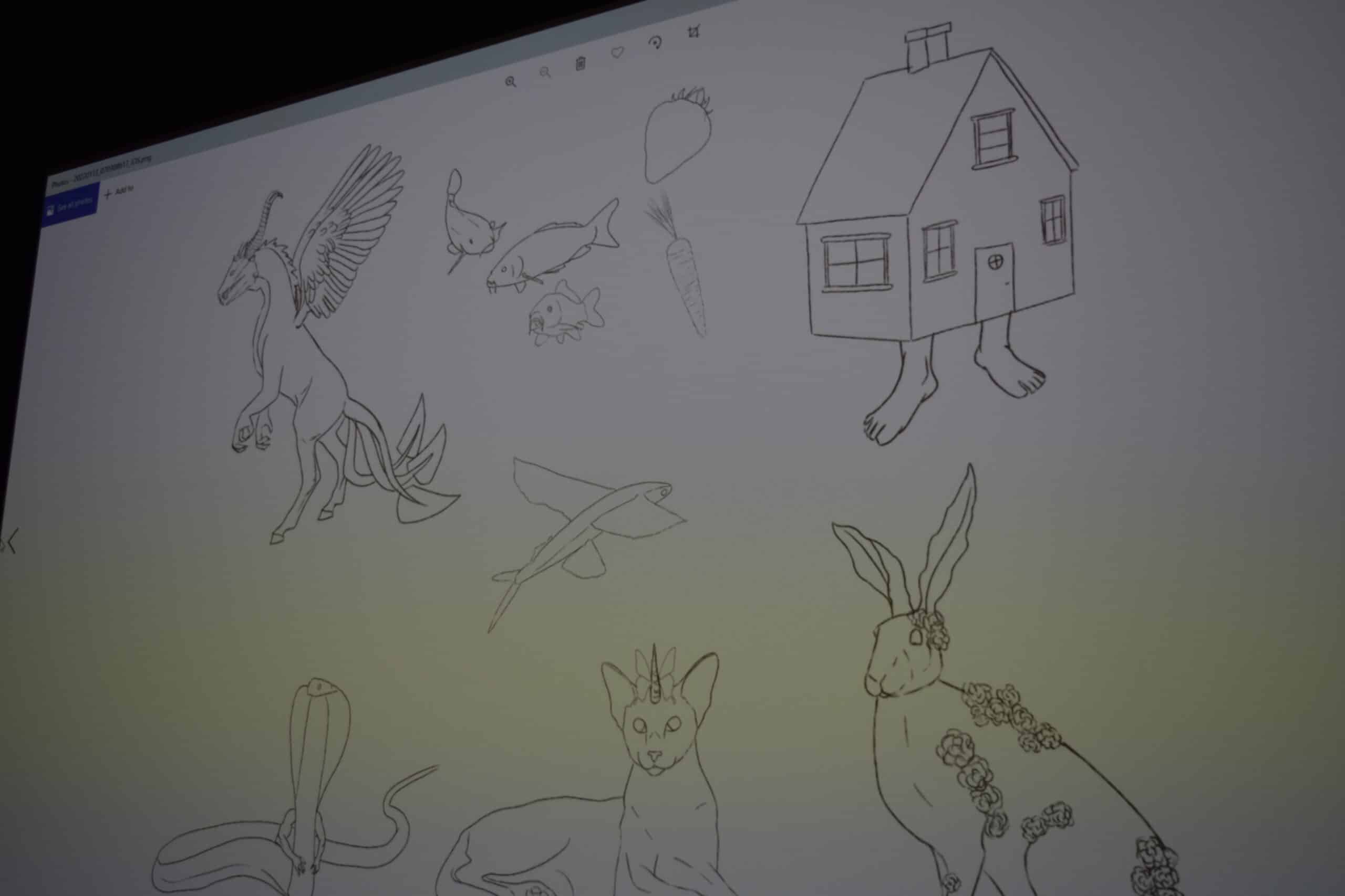 Visuels mis en forme par les étudiants en ICA