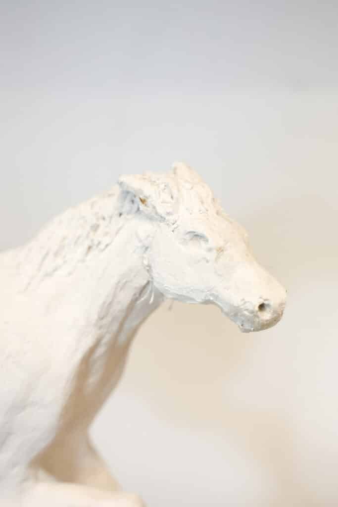prépa sculpture cheval