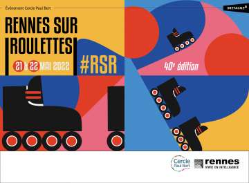Affiche Rennes sur Roulettes 2022 